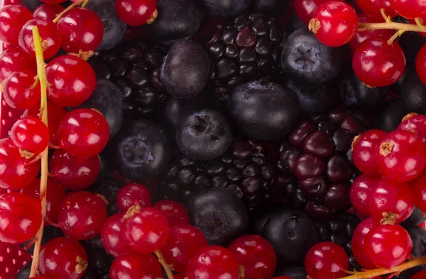 Closeup of berries pattern, food background