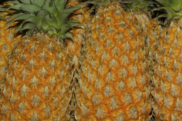 Gros Plan Motif Ananas Pour Fond — Photo