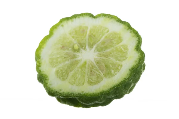 Närbild Kaffir Skott Grön Citrusfrukter — Stockfoto