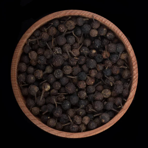 Крупный План Деревянной Чаши Семенами Пищевой Фон — стоковое фото