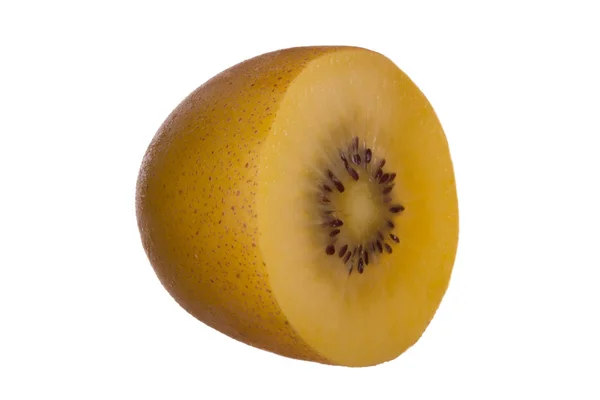 Vista Detalhada Fruta Kiwi — Fotografia de Stock