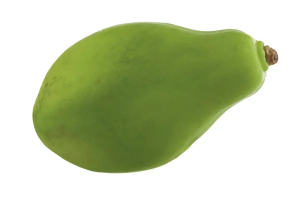 Beyaz Arka Planda Izole Papaya Meyvesi — Stok fotoğraf