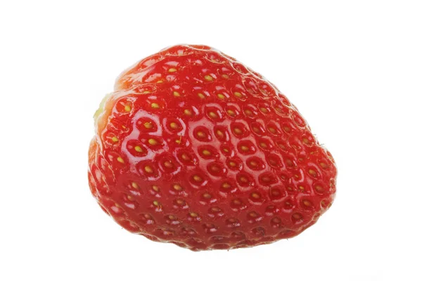 Ripe Raw Strawberry Isolated White Background — Stock Photo, Image