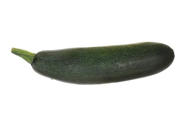 Penutup Zucchini Diisolasi Pada Putih — Stok Foto