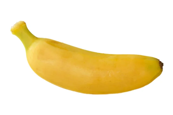 Sárga Banángyümölcs Izolált Fehér Alapon — Stock Fotó