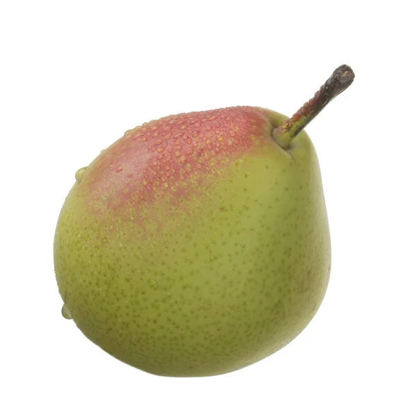 Färsk Päron Frukt Isolerad Vit Bakgrund — Stockfoto