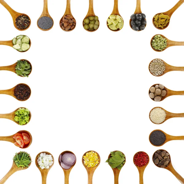 Mängd Kryddor För Välsmakande Matlagning — Stockfoto
