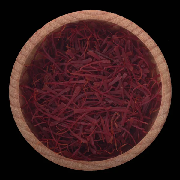 Closeup Dry Saffron Spices Background — Stock Photo, Image