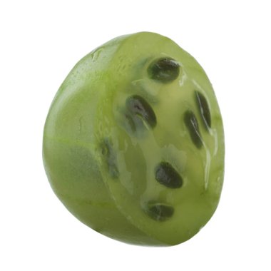 Beyaz arka planda izole bektaşi üzümü yakın çekim