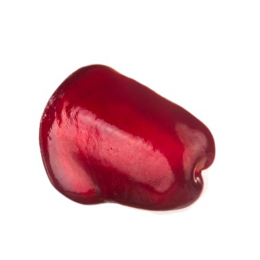 Beyaz arka plan üzerinde izole nar tohum