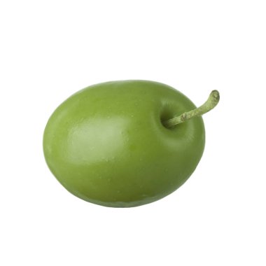 Beyaz zeytin izole 