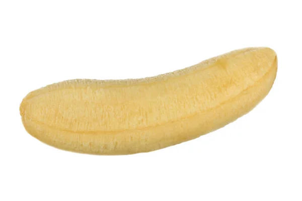 Closeup Banana Isolada Sobre Fundo Branco — Fotografia de Stock