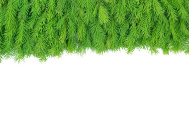 Beyaz arka plan üzerinde yeni yıl öznitelikleri 