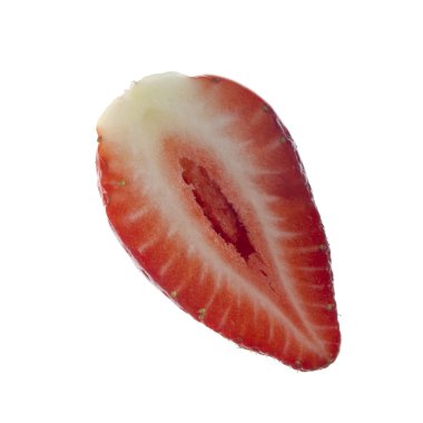 tatlı kırmızı olgun çilek, yakın görünümü   