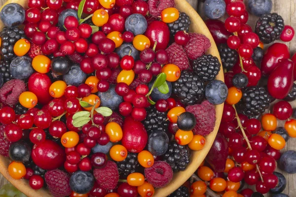 Delicious Berries Background Close — Stock Photo, Image