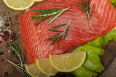 somon balığı yakın çekim 