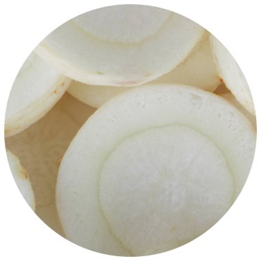 doğranmış maydanoz kökleri, yakın çekim