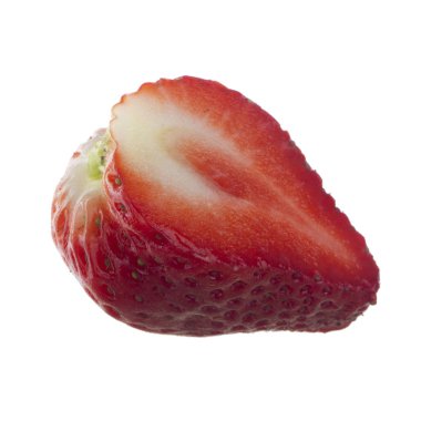 tatlı kırmızı olgun çilek, yakın görünümü   