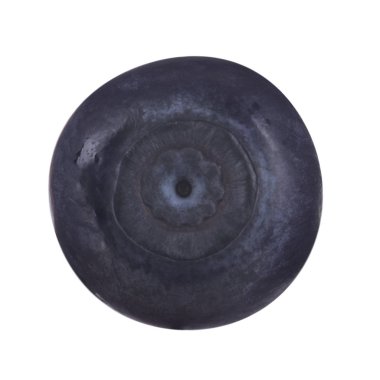 beyaz arka plan üzerinde izole olgun siyah bilberry 