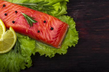 somon balığı yakın çekim 