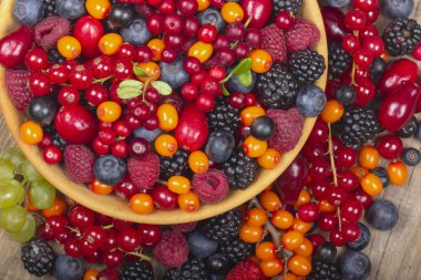 arka planda lezzetli meyveleri, yakın