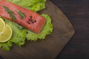 somon balığı yakın çekim 