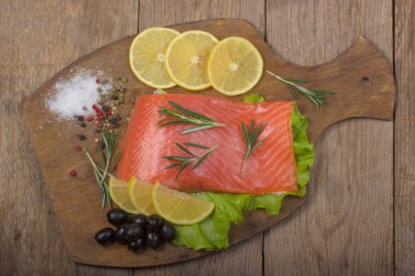 somon balığı yakın çekim 