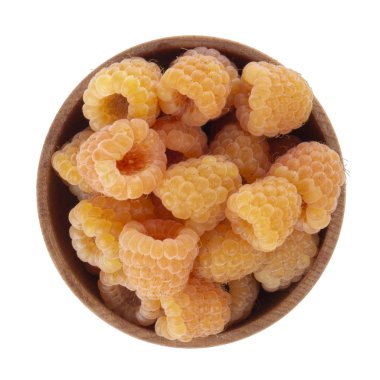 Olgun ahududu yakın çekim 