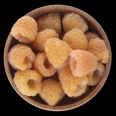 Olgun ahududu yakın çekim 