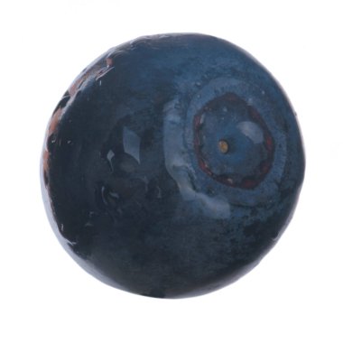 beyaz arka plan üzerinde izole olgun siyah bilberry 