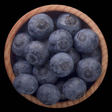 Olgun yaban mersinleri. Kapatın. 