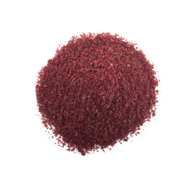 beyaz arka plan üzerinde izole baharat yığını