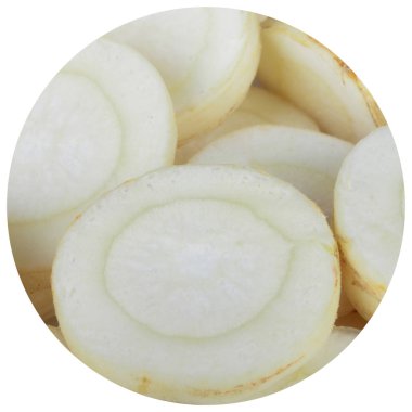 doğranmış maydanoz kökleri, yakın çekim