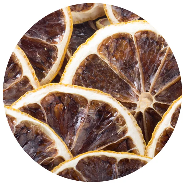 kurutulmuş limon dilimleri kazık, yakın çekim