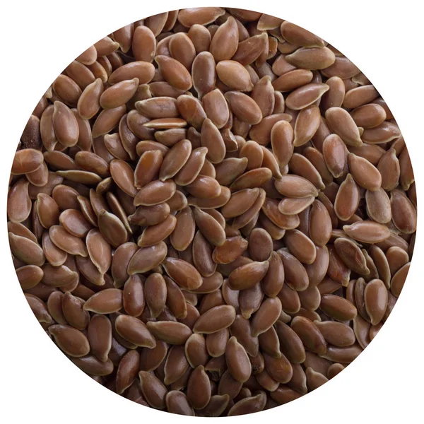 Seeds Flax Pile Close Shot — Stock Photo, Image