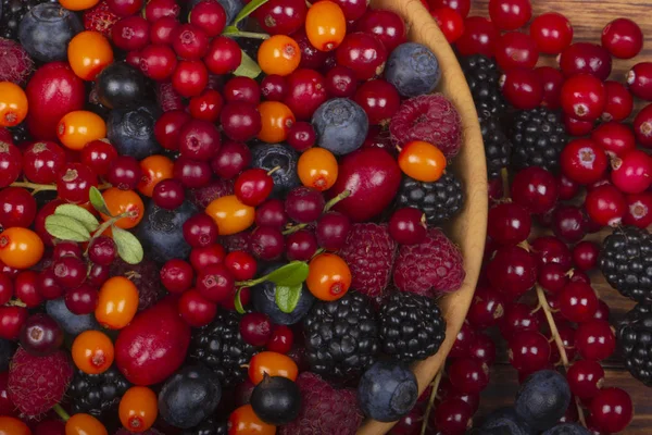 Delicious Berries Background Close — Stock Photo, Image