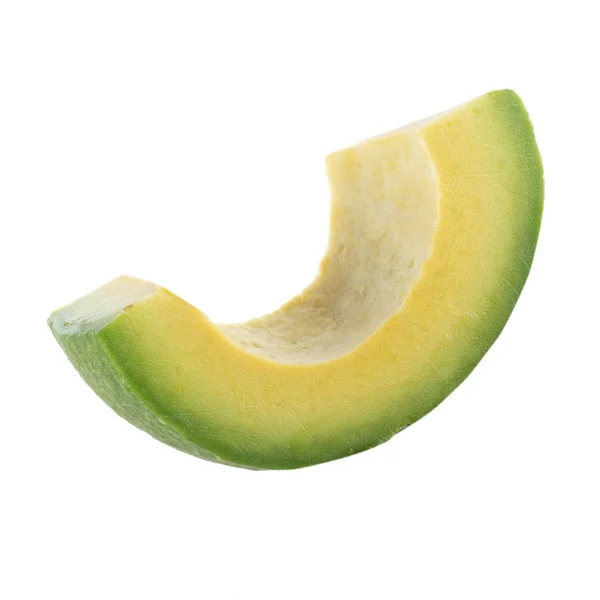 Ripe Tasty Avocado Isolated White Background Close — Stock Photo, Image