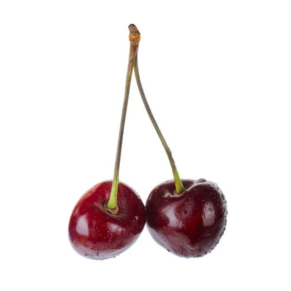 Fresh Cherry Background Close — Stock Photo, Image