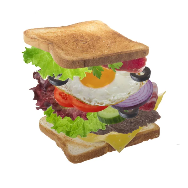 Zblízka Sandwich — Stock fotografie