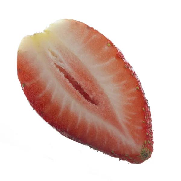 甘い赤い熟したイチゴ 近いビュー — ストック写真