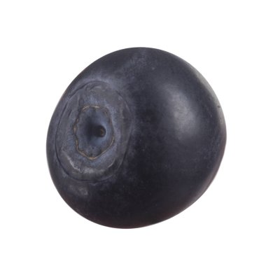 beyaz arka plan üzerinde izole olgun siyah bilberry 