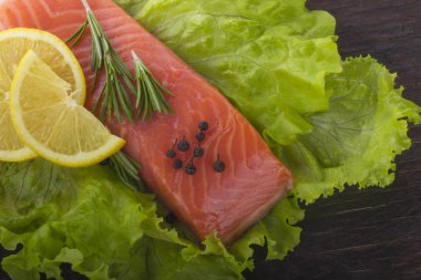 somon balığı yakın çekim 