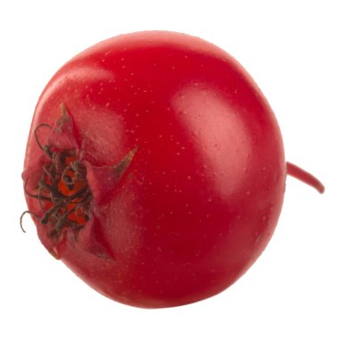 Beyaz arka planda izole alıç berry, yakın çekim 