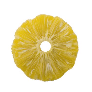 izole ananas kurutulmuş dilim