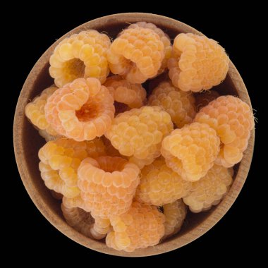 Olgun ahududu yakın çekim 