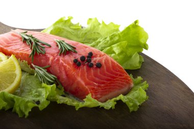 somon balığı yakın çekim 