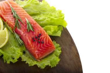 somon balığı yakın çekim 