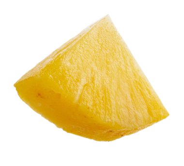 beyaz arka plan izole tatlı lezzetli ananas, yakın görünümü 