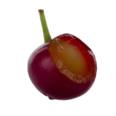 arka planda taze kiraz, yakın