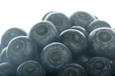 Olgun yaban mersinleri. Kapatın. 